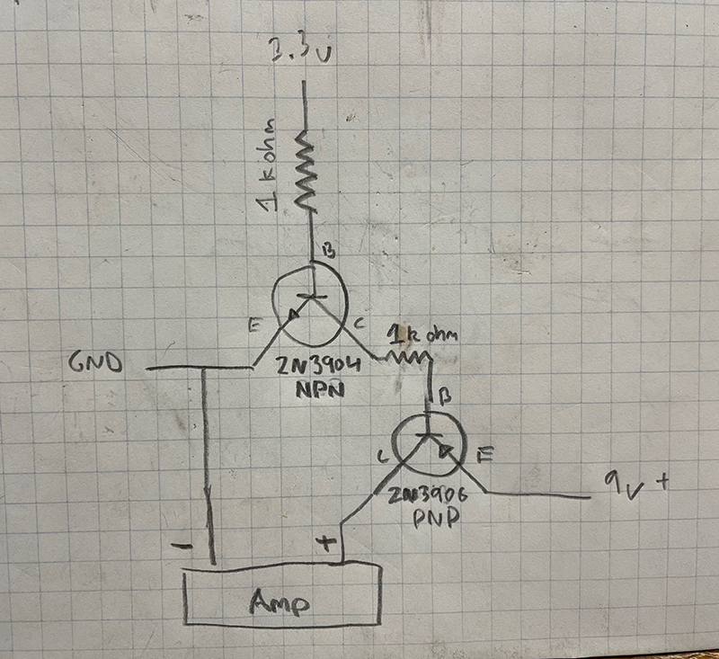 Amplifier schematic