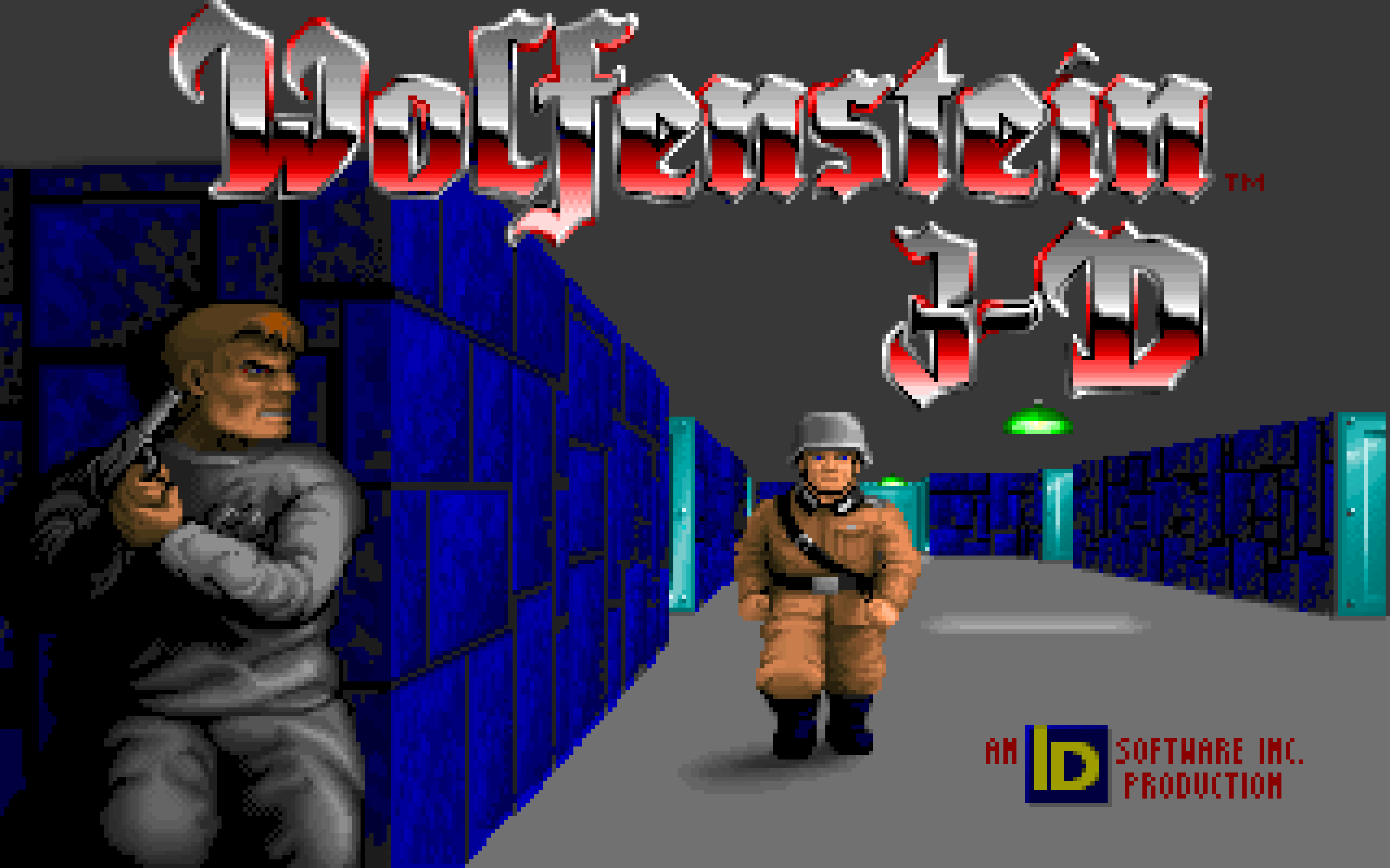 Wolf3D start screen